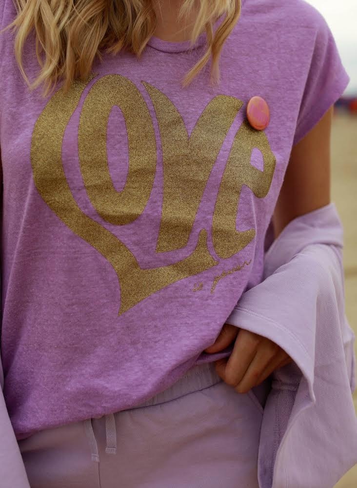 T-shirt Anna Purple ONE TEE