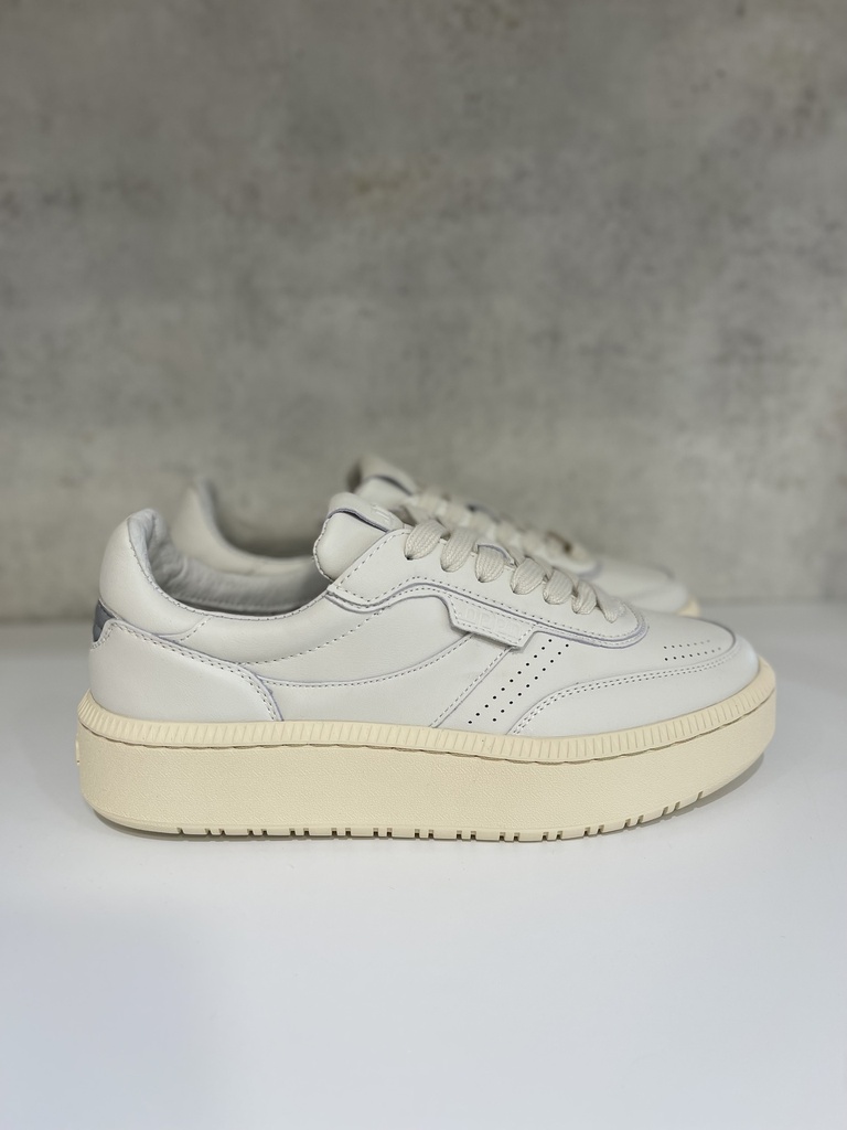Basket NPPN Leather Ecru Femme