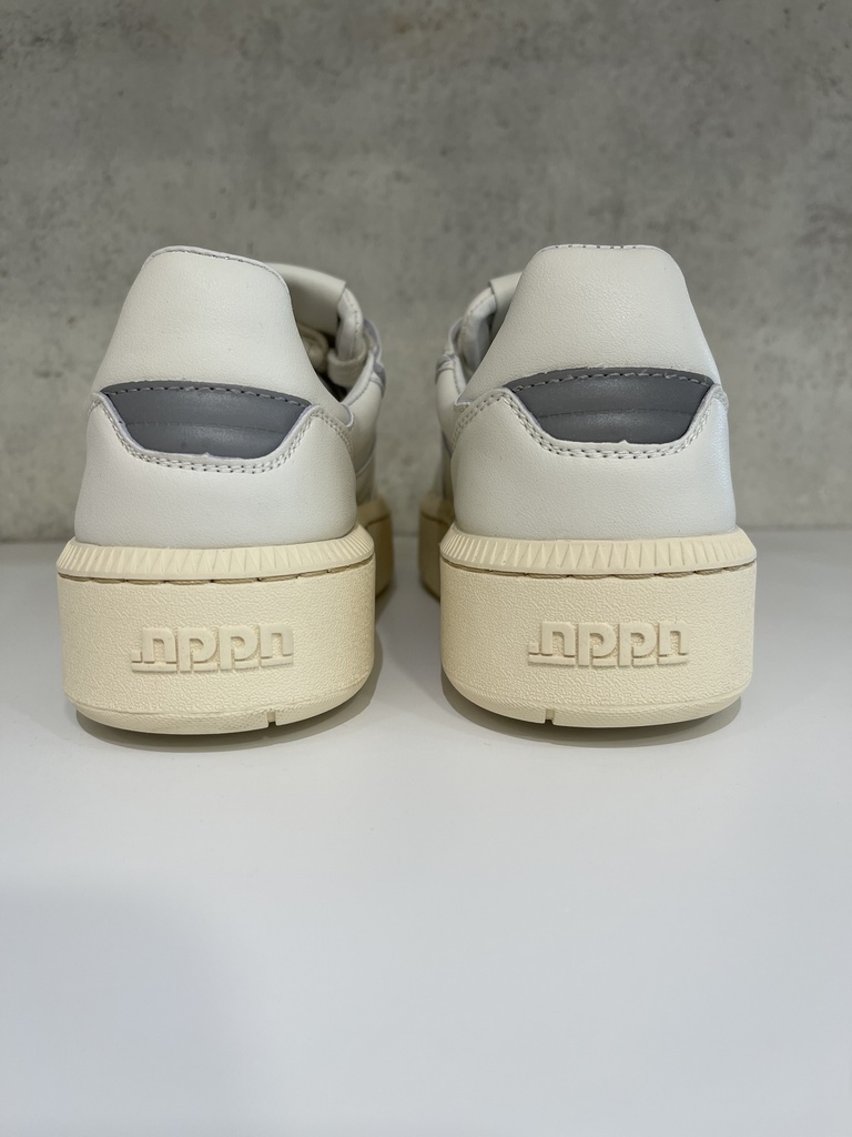 Basket NPPN Leather Ecru Femme