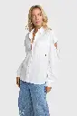 Chemise blanche découpée Alix