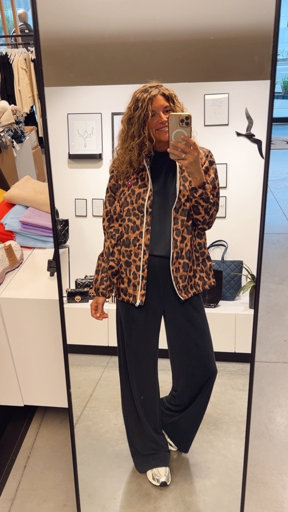 Veste Passy Print Leopard Flotte