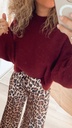 Pull Irène bordeaux