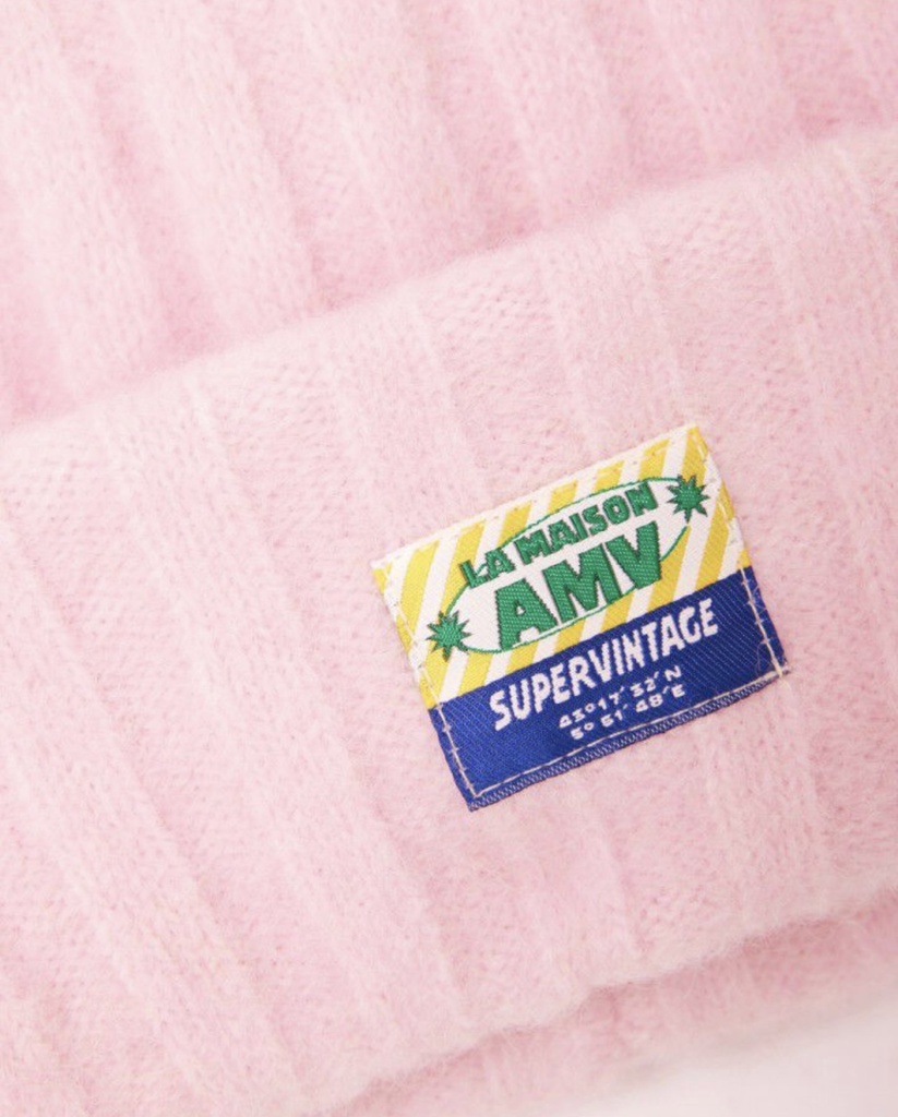 Bonnet Rose Clair Américan Vintage 