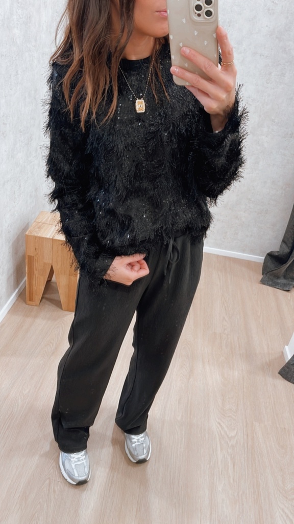 Pull Franka noir 