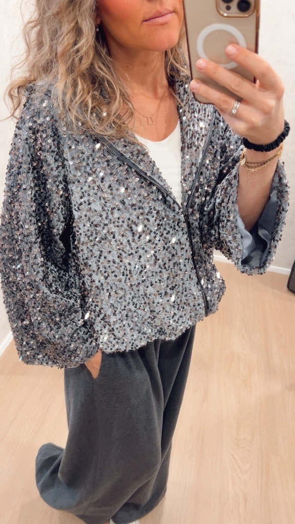 Gilet Pipa gris
