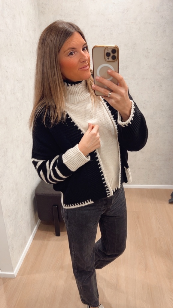 Cardigan noir 