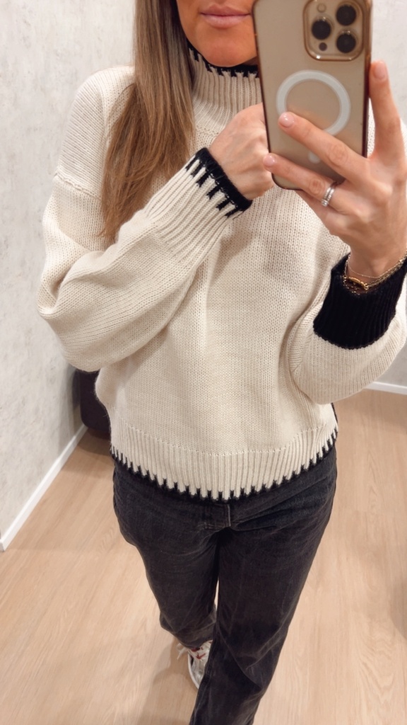 Pull Alba écru 