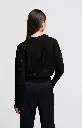 Pull à col roulé noir Yaya