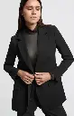 Blazer ajusté avec fermeture asymétrique