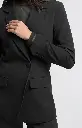Blazer ajusté avec fermeture asymétrique