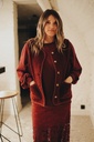 Gilet bordeaux Aura