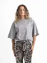 Boxy T-Shirt Tiara gris Les Soeurs