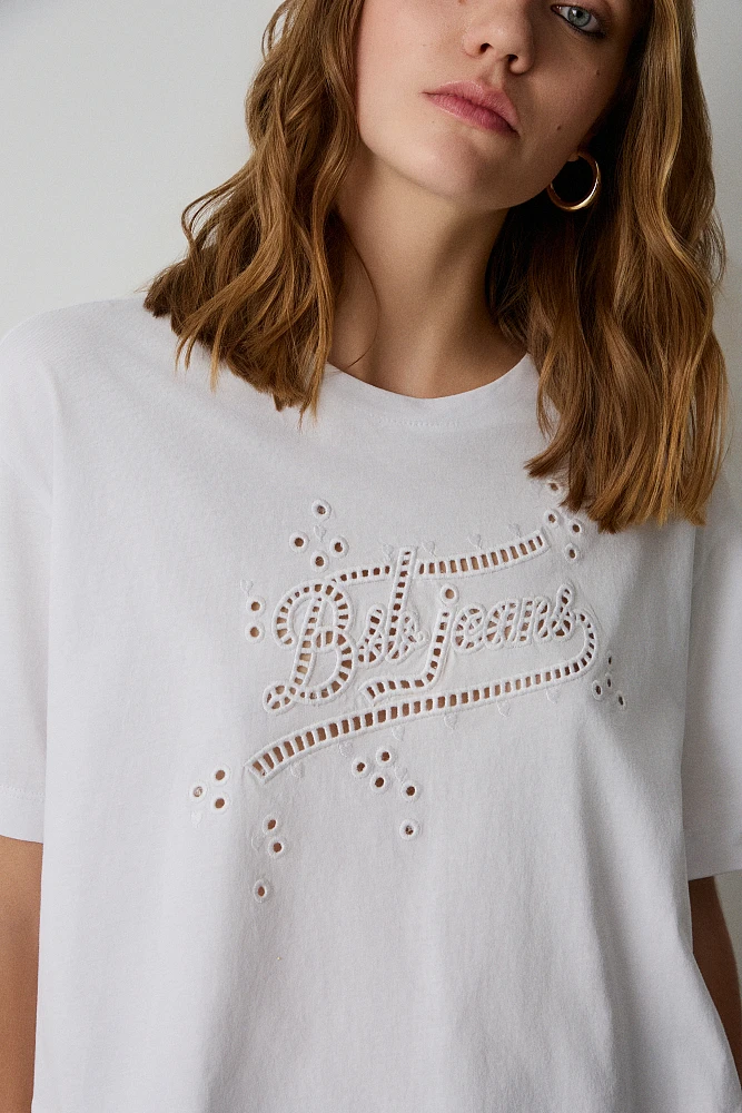 T-shirt with broderie BSB