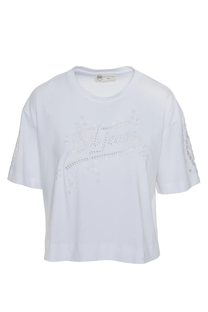 T-shirt with broderie BSB