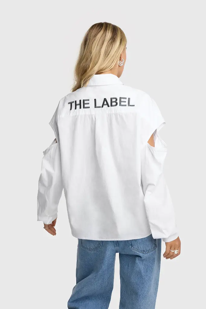 Chemise blanche découpée Alix
