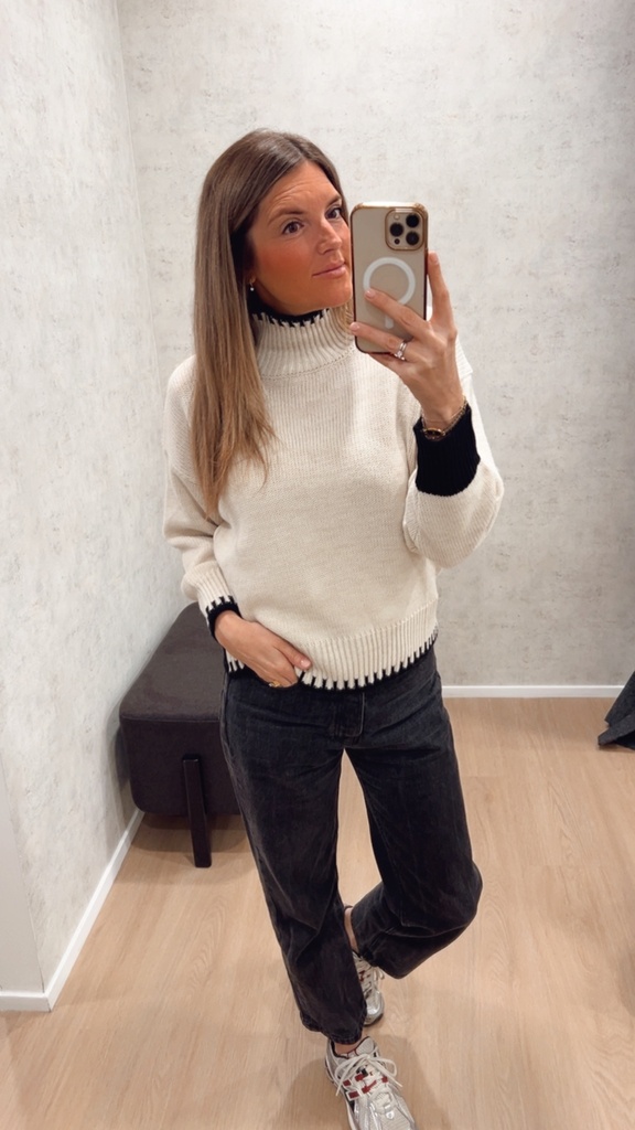Pull Alba écru 