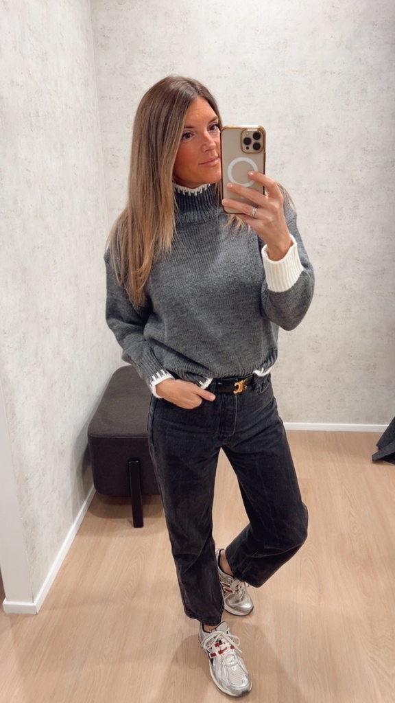 Pull Alba gris