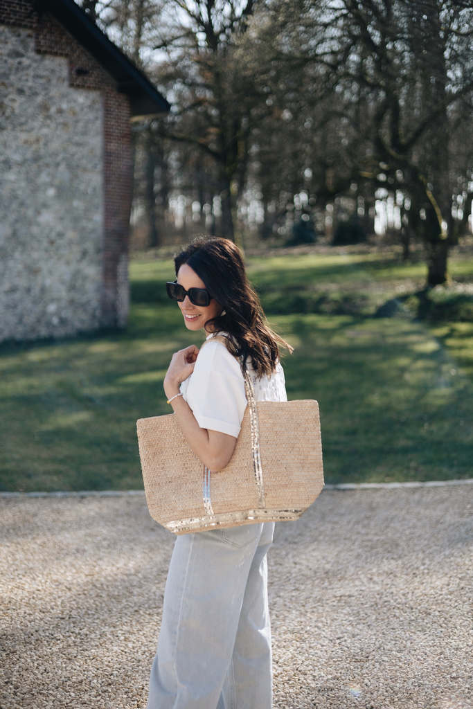 Cabas L en paille Vanessa Bruno