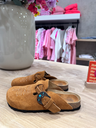 Sabot suède cognac Taji