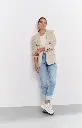 Blazer Suédine beige Yaya