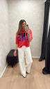 Jeans large blanc 