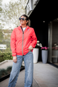 Le vrai Claude fluo orange K-Way