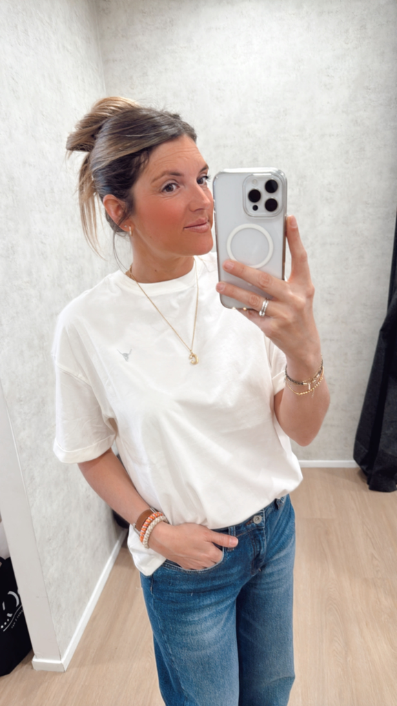 T-shirt Soft White Alix 