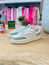 Basket NPPN blanc et vert d'eau 