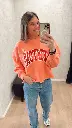 Sweatshirt PORTER TONE corail