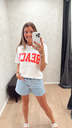 T-shirt BEACH blanc