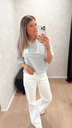 T-shirt Lurex gris Alix 
