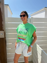 Débardeur oversize green Lovers Bay Club
