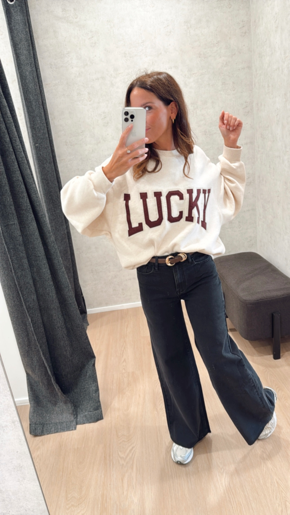 Sweat bibi beige marron