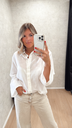 Chemisier blanc fluide Yaya 