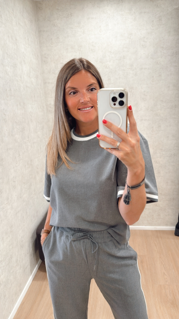Blouse Katherine gris MbyM