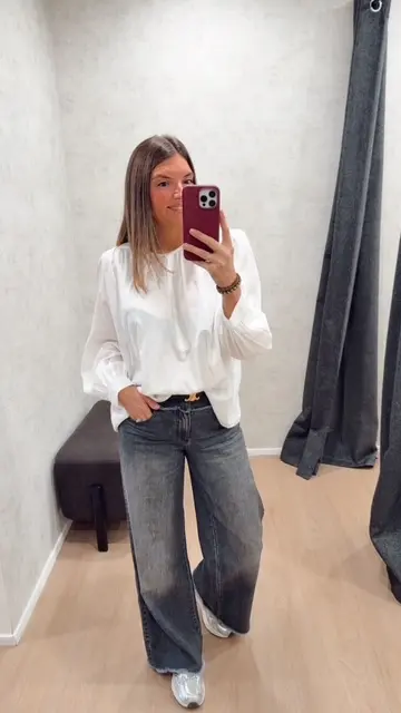 Blouse Roxane DES PETITS HAUTS blanc