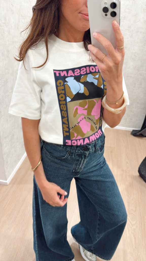T-shirt croissant POM Amsterdam 