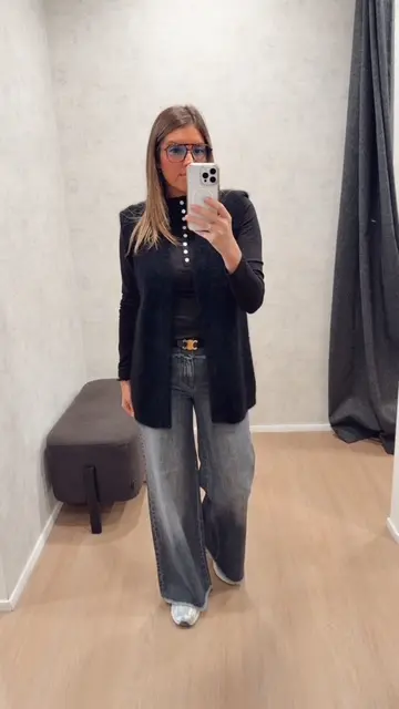 Gilet sans manche noir Des Petits Hauts