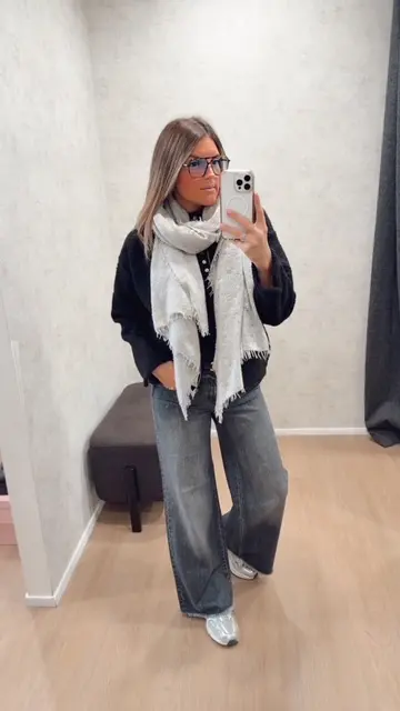 Echarpe Mouleta grise