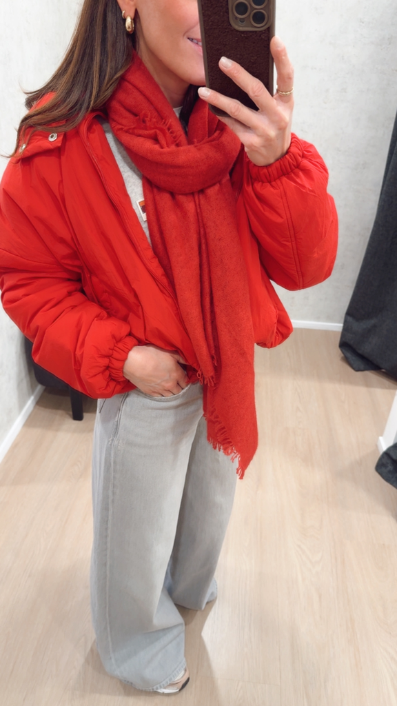 Echarpe Mouleta rouge