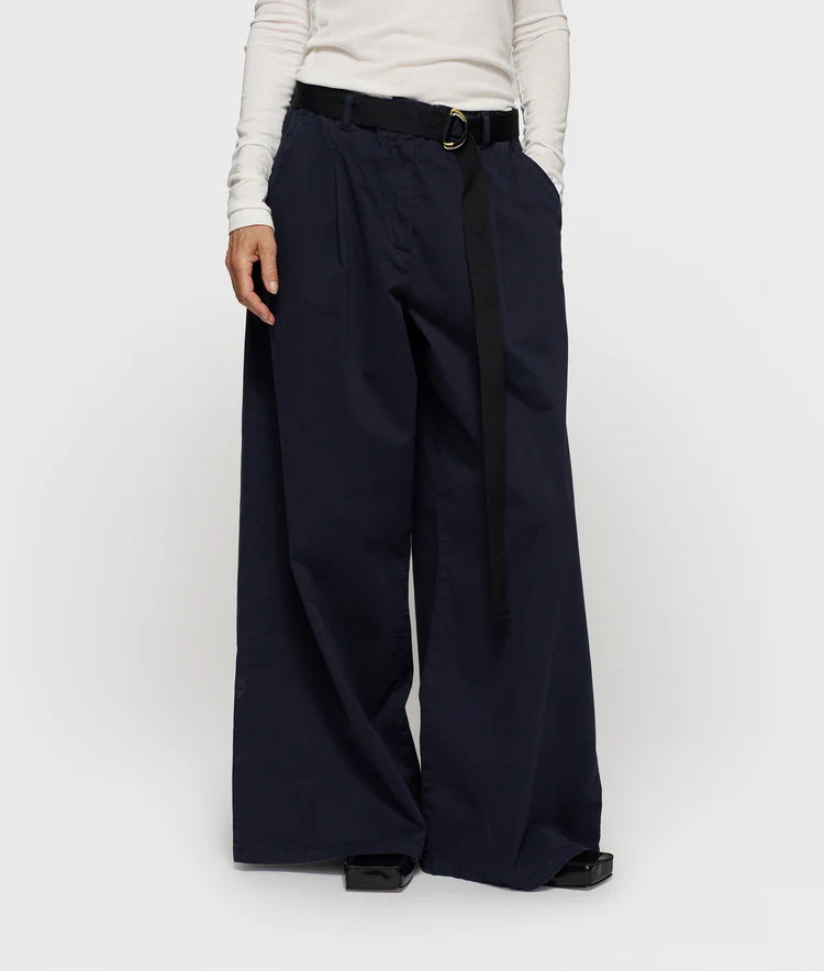 Pantalon 10 DAYS twill bleu 