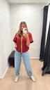 Gilet CLEA bordeaux