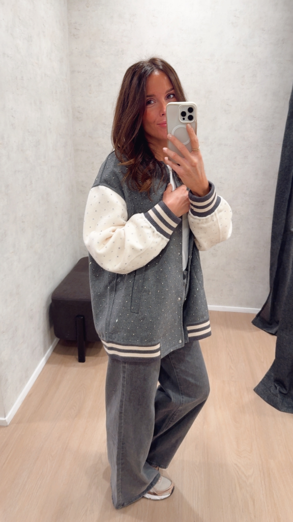 Veste strass grise BSB