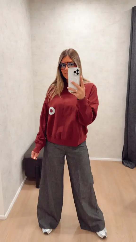 Sweat bordeaux One Tee