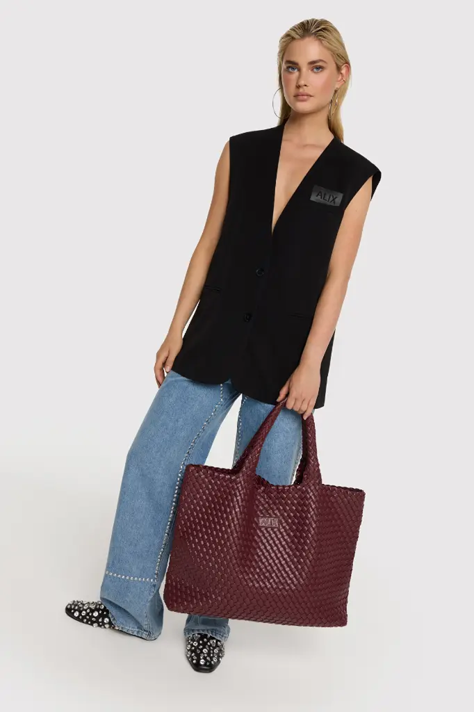 Sac cabas tressé Alix