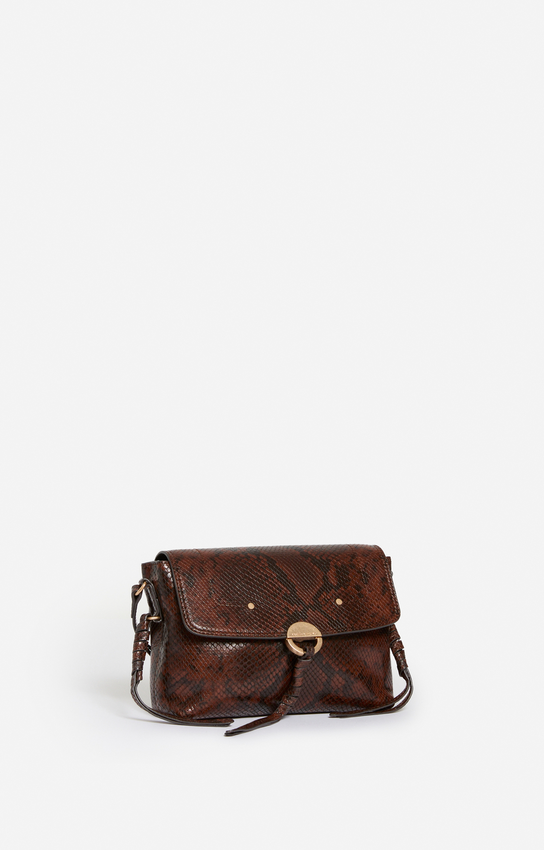 Sac python marron Vanessa Bruno