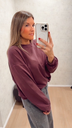 Sweat bordeaux