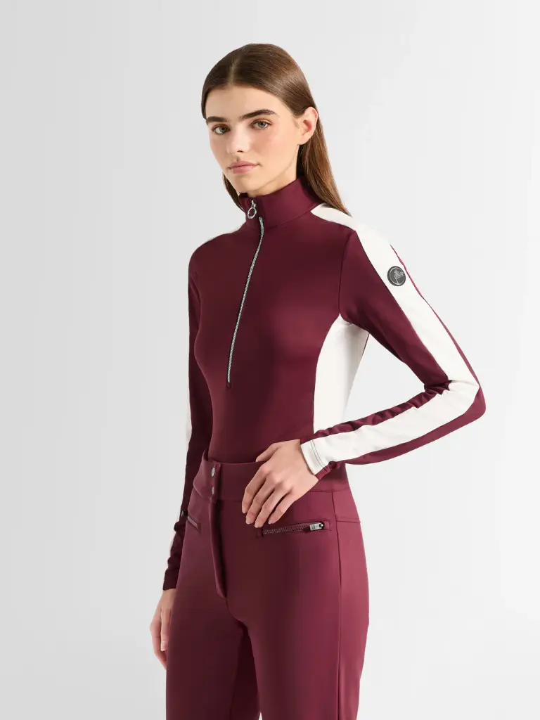 Sous Pull de ski bordeaux Fusalp