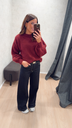 Pull LISY bordeaux