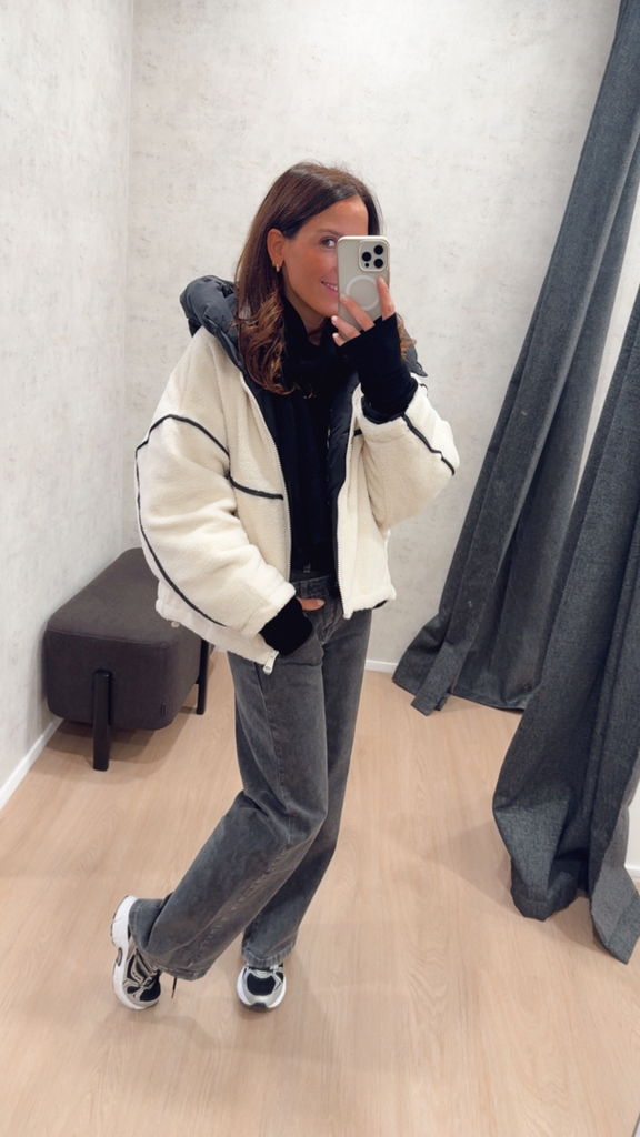 Veste Cha Noir/écru 